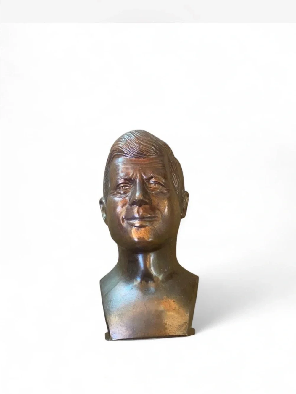 Bronze-Tone John F Kennedy Bust Sculpture - Home Accents